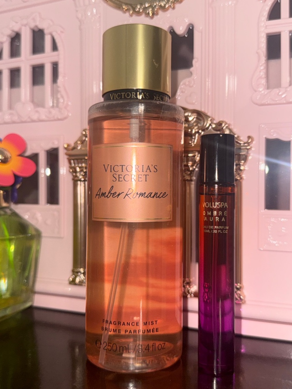 Victoria's Secret Amber Romance & Ombré Aura by Voluspa